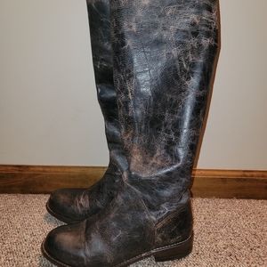 Bed Stu Manchester Distressed Knee High Boots